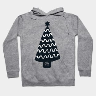 Sketchy Holiday Tree Hoodie